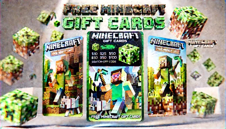 Free Minecraft Gift Cards