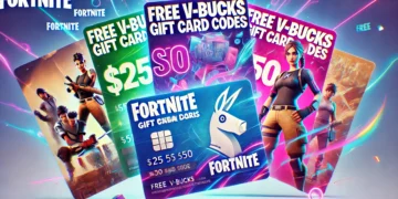 Free V-bucks Gift Card Codes