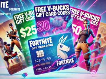 Free V-bucks Gift Card Codes