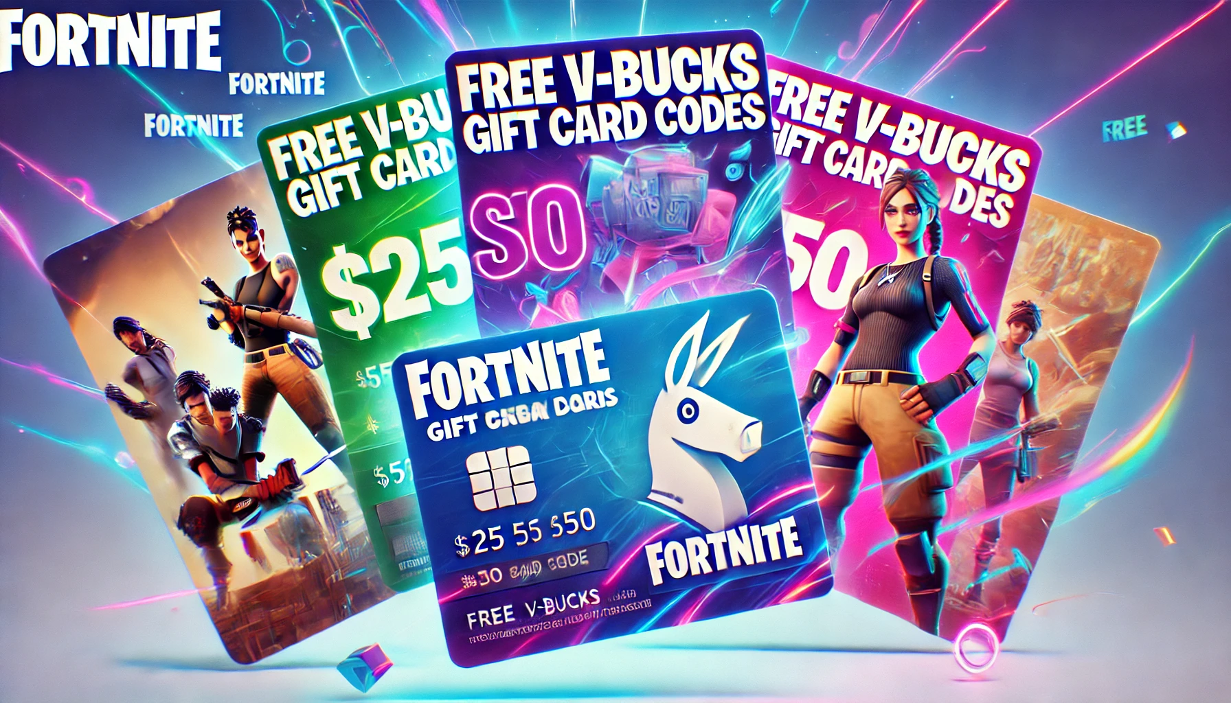 Free V-bucks Gift Card Codes
