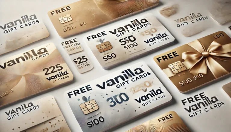 Free Vanilla Gift Cards