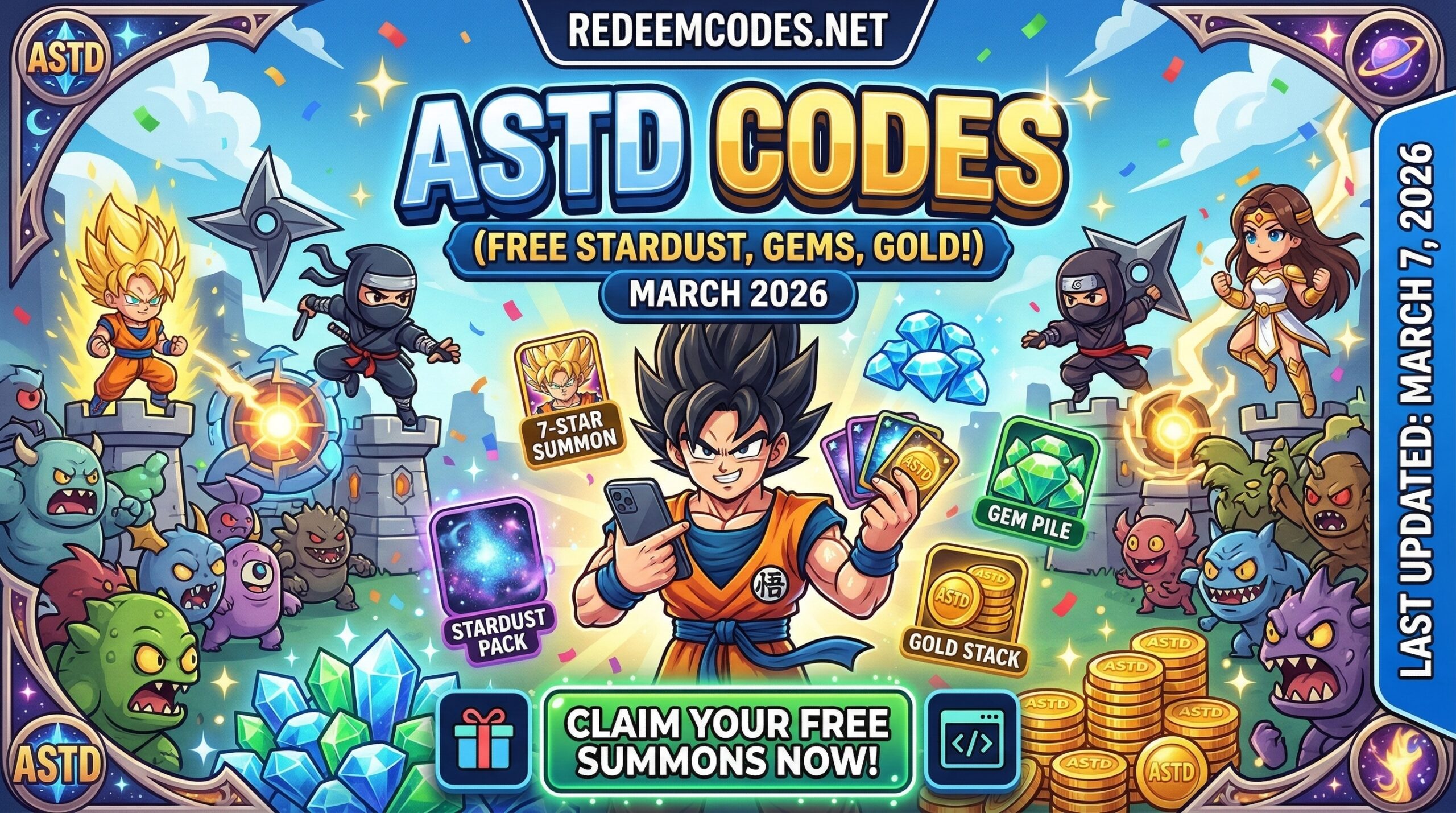 All Star Tower Defense (ASTD) Codes: Free Stardust, Gems, and Gold!