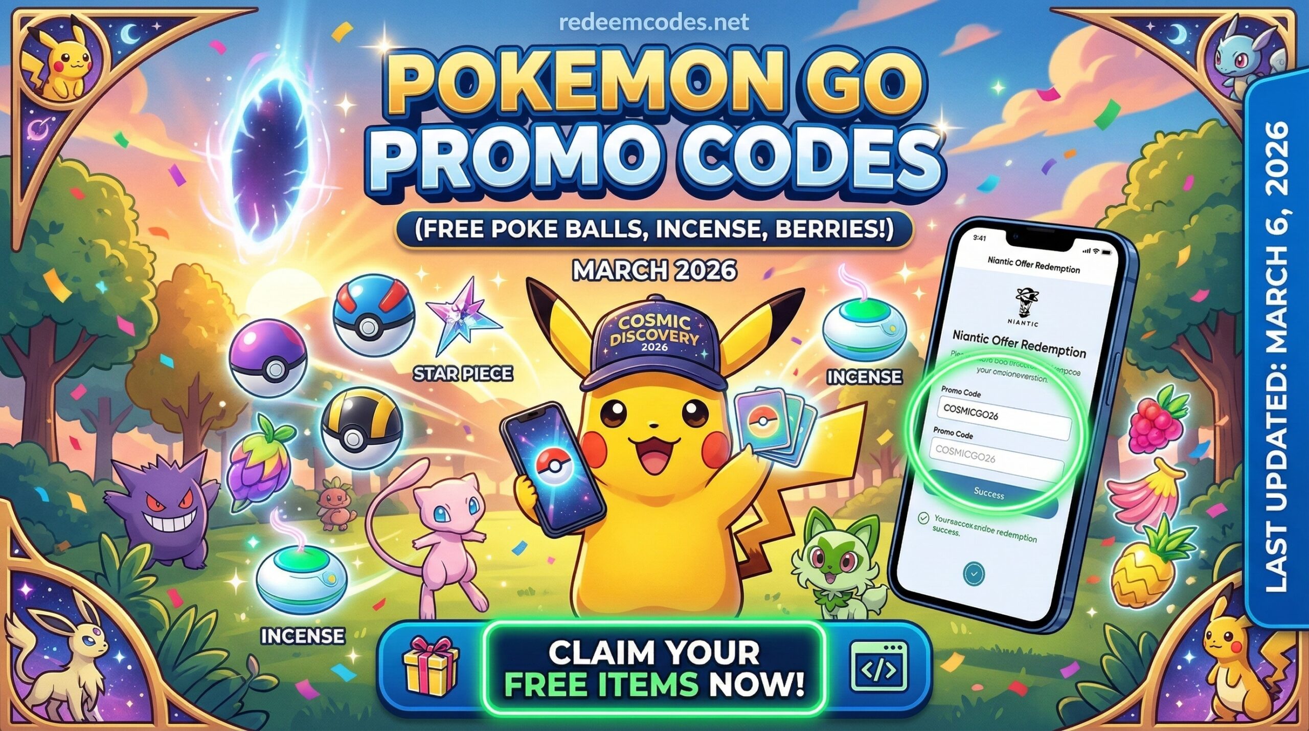 Pokemon GO Promo Codes: Free Poke Balls, Incense, and Berries!