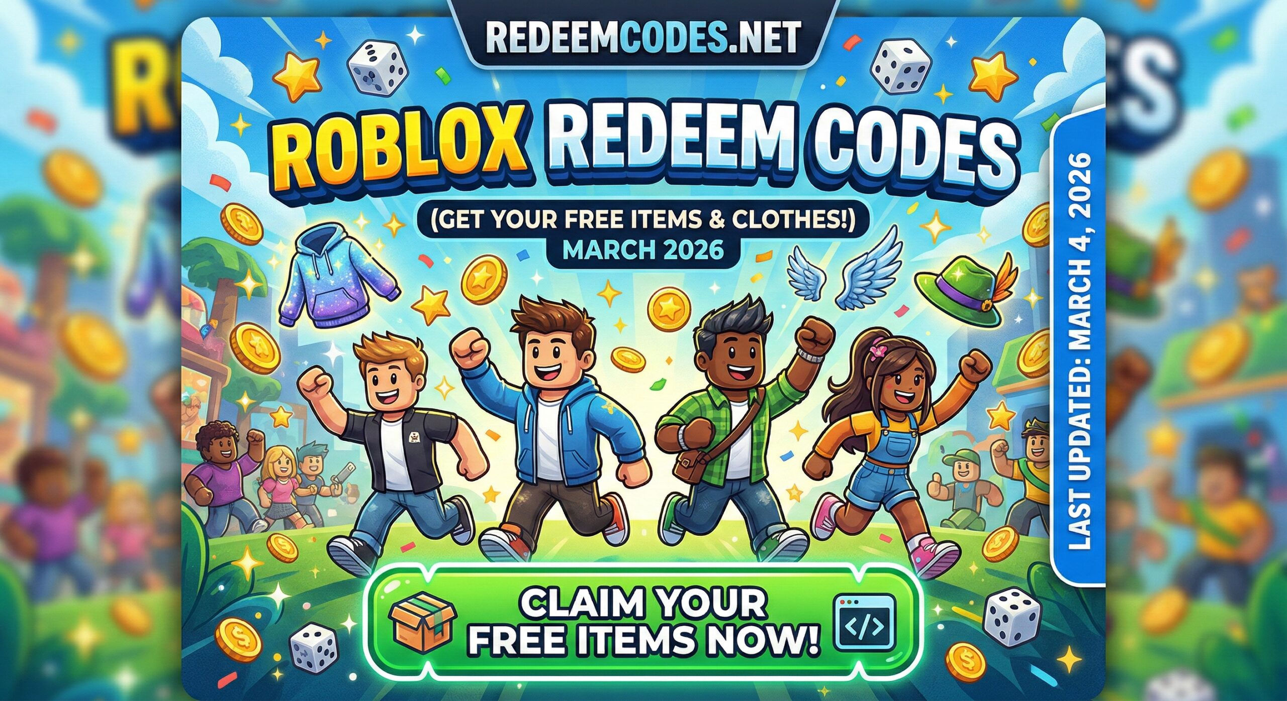 Roblox Redeem Codes: Get Your Free Items and Clothes Now!
