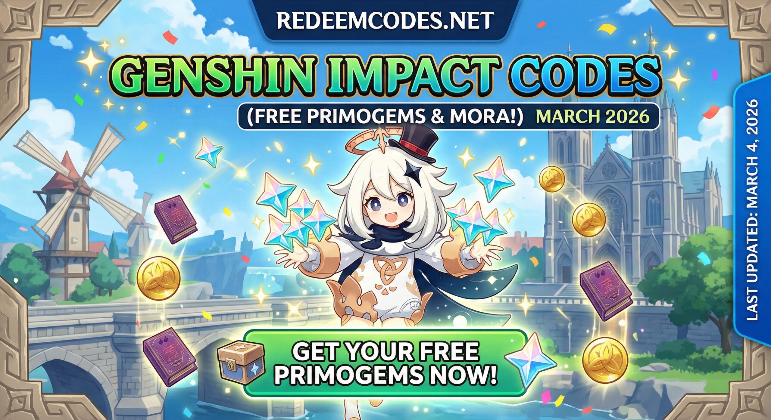 Genshin Impact Codes: Free Primogems, Mora, and Hero’s Wit