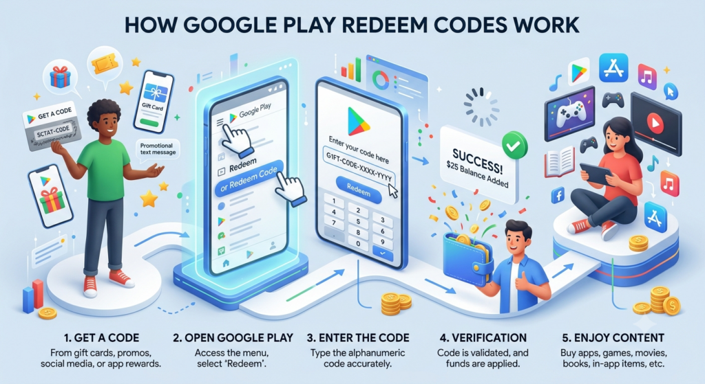 How Google Play Redeem Codes Work