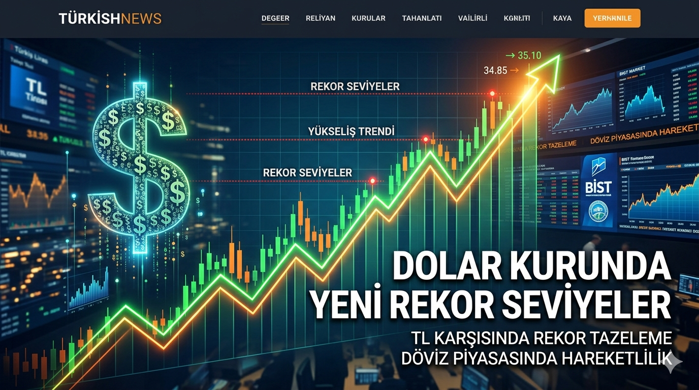 Dolar Kurunda Yeni Rekor Seviyeler Görüldü