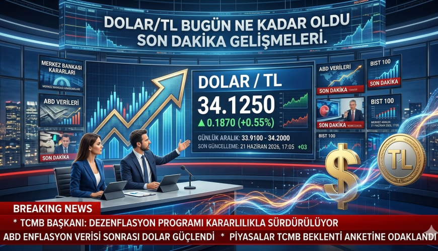 Dolar/TL Bugün Ne Kadar Oldu Son Dakika Gelişmeleri
