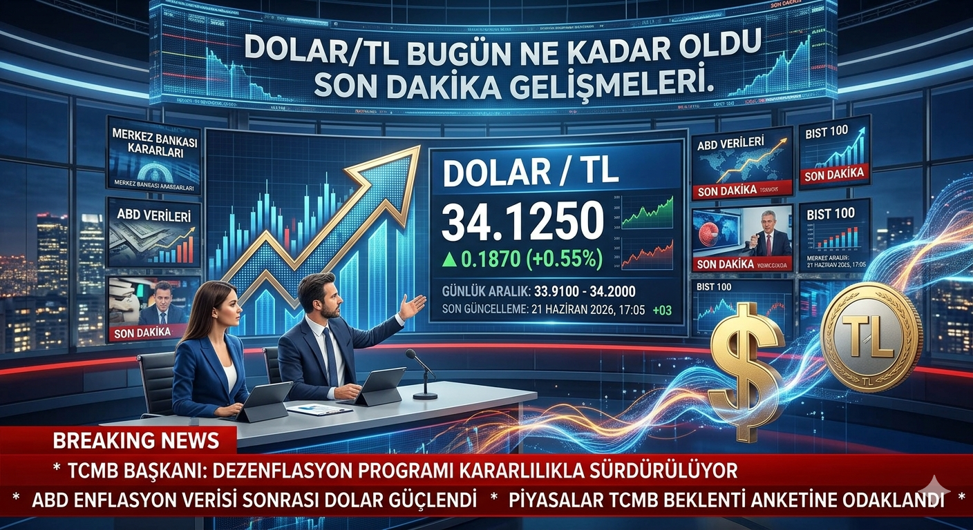 Dolar/TL Bugün Ne Kadar Oldu Son Dakika Gelişmeleri